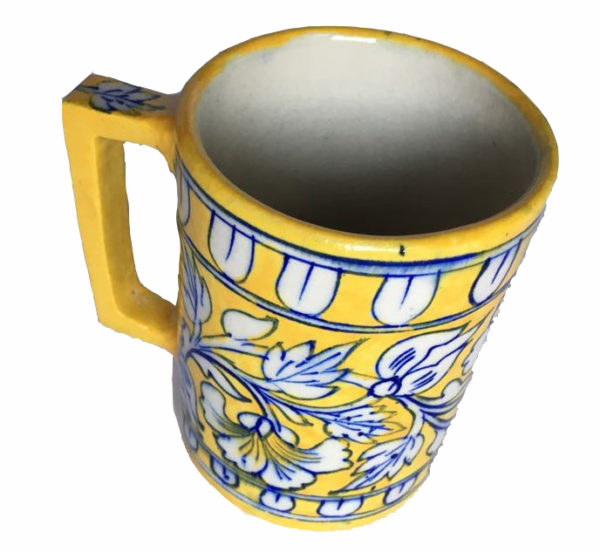 yellow beer mug
