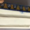 blue pottery platter