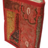 brown color notebook