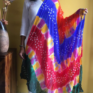 tie dye dupatta