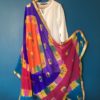 colorful bandhani dupatta