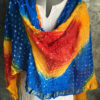 mustard blue red