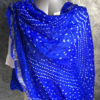 blue bandhani dupatta