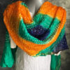 green blue bandhani dupatta