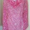 pink chikan dupatta