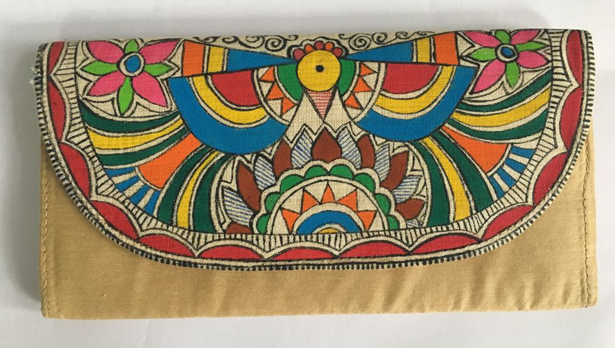 Madhubani painting on jute bag.When u... - Mithila Kalakriti | Facebook