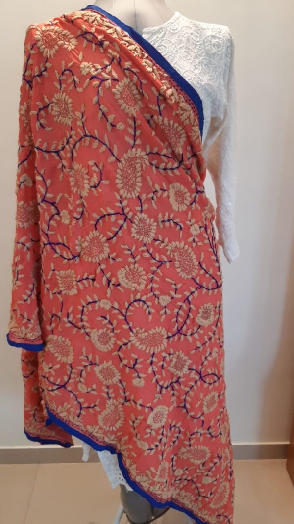 phulkari Georgette dupatta