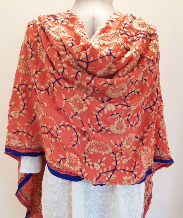 phulkari Georgette dupatta