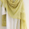 olive green chikankari dupatta