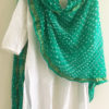 Moss Green Bandhani dupatta