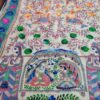 Hand Embroidered Katha Stitch Phulkari with Kalamkari Jungle design - Image 2